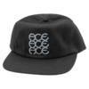 Ace Trucks MFG. Finish 6 Panel Black Hat - Adjustable