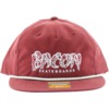 Bacon Skateboards Logo Burgundy / White Richardson Hat - Adjustable