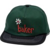 Baker Skateboards Daisy Green / Black Hat - Adjustable