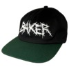 Baker Skateboards Thorns Black / White / Green Hat - Adjustable