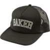 Baker Skateboards Winston Black Trucker Hat - Adjustable