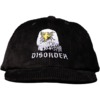 Disorder Skateboards Eagle Scout Logo Black Hat - Adjustable