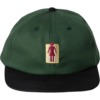 Girl Skateboards Naturals Forest Green 5 Panel Hat - Adjustable