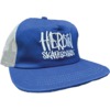 Heroin Skateboards Marker Royal Blue Trucker Hat - Adjustable