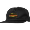 Krooked Skateboards Koffin Black Hat - Adjustable Krooked Skateboards Koffin Black Hat - Adjustable