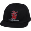 Krooked Skateboards Kat Serpent Black Hat - Adjustable