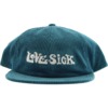 Lovesick Skateboards Alone Again Teal Cord Hat - Adjustable