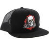 Powell Peralta Ripper Black / Black Mesh Trucker Hat - Adjustable
