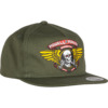 Powell Peralta Winged Ripper Military Green Hat - Adjustable