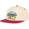 Real Skateboards Pier 7 Natural / Maroon Hat - Adjustable