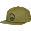 Spitfire Wheels Bighead Snapback Olive Ripstop / Black Emb Hat - Adjustable
