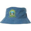 Spitfire Wheels Mushroom Bighead Washed Denim Bucket Hat - One size fits most