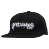 Spitfire Wheels Savie II Black / White 5 Panel Snapback Hat - Adjustable