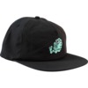 Snot Wheel Co. Booger Logo Black / Teal Nylon Hat - One Size Fits All