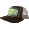 Snot Wheel Co. Japanese Classic Brown Trucker Hat
