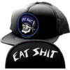 Suicidal Skates Eat Shit Patch Black Hat - Adjustable
