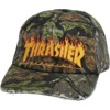 Thrasher Magazine Flame Distressed Camo Hat - Adjustable