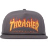 Thrasher Magazine Printed Flame Grey Hat - Adjustable