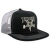 Thrasher Magazine SK8 Goat Black / Silver Mesh Trucker Hat - Adjustable