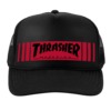 Thrasher Magazine Bar Trucker Black Hat - Adjustable