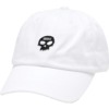 Zero Skateboards Single Skull White Hat - Adjustable