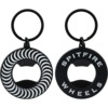 Spitfire Wheels Classic Swirl Black / White Bottle Opener