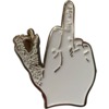 Doomsayers Club Up Yours White / Black Pin