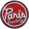 Paris Truck Co. Dot Logo Red Skate Sticker