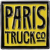Paris Truck Co. Hipster Logo Yellow Skate Sticker