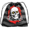 Powell Peralta Ripper Black / Grey / Red Drawstring Bag