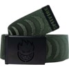 Spitfire Wheels Bighead Cut Out Crescent Olive / Black Jacquard Belt - Adjustable