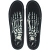 Footprint Insoles Orthotic Skeleton Black Shoe Insoles - 12/12.5