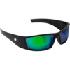 Glassy Sunhaters Peet Black / Green Mirror Sunglasses