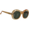 Happy Hour Skateboards Bikini Beach Clear Orange Sunglasses
