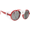 Happy Hour Skateboards Duster Red Ferrari White Leather Sunglasses