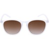 Happy Hour Skateboards Flap Jacks Frosted Clear Sunglasses