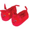 Rip N Dip Lord Devil Red Plush Slippers - S/M 4/8
