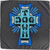 Dogtown Skateboards Cross Logo Black / Blue Banner Flag 34" x 34"