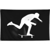 Foundation Skateboards 36" X 60" Push Flag Black / White Banner