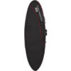 Ocean & Earth Aircon Black / Red / Grey Fish Surfboard Bag - Fits 1 Board - 24.5" x 5'8"