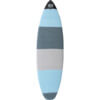 Ocean & Earth Fish Stretch Blue Stripe Fish Surfboard Sock - Fits 1 Board - 6'6"