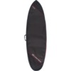 Ocean & Earth Compact Day Black / Red Mid Length Board Bag - 7'