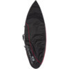 Ocean & Earth Aircon Black / Red Shortboard Board Bag - Fits 1 Board - 22.5" x 6'
