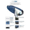 Ocean & Earth Double Coffin Black / Red Shortboard Board Bag - 1-3 Boards - 23" x 7'