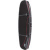 Ocean & Earth Double Coffin Black / Red Shortboard Board Bag - 1-3 Boards - 23" x 7'