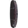 Ocean & Earth Triple Coffin Black / Red / Grey Shortboard / Fish Board Bag - 1-4 Boards - 23" x 6'