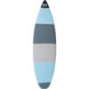 Ocean & Earth Shortboard Stretch Blue Stripe Shortboard Board Sock - Fits 1 Board - 6'