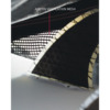 Ocean & Earth Aircon Black / Red Gun Surfboard Bag - Fits 1 Board - 8'6"