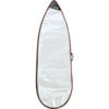 Ocean & Earth Barry Basic Silver Shortboard Board Bag - Fits 1 Board - 24" x 5'4"