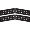 Ocean & Earth Boomerang 4 Piece Black Surfboard Traction Pad - 4 Piece